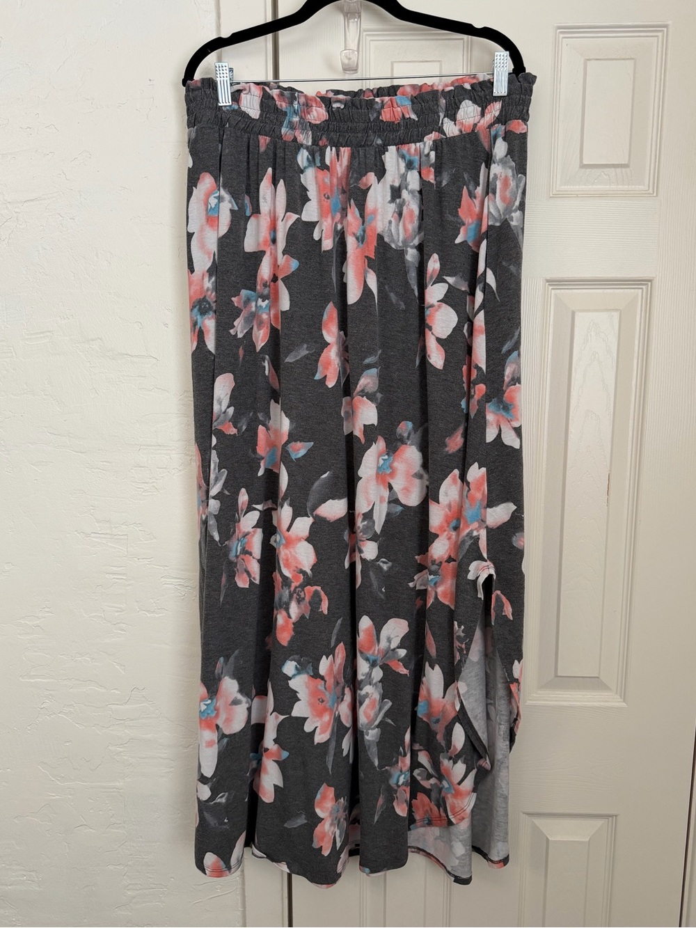 Sweet Lovely by Jen Floral Maxi Skirt - 3XL